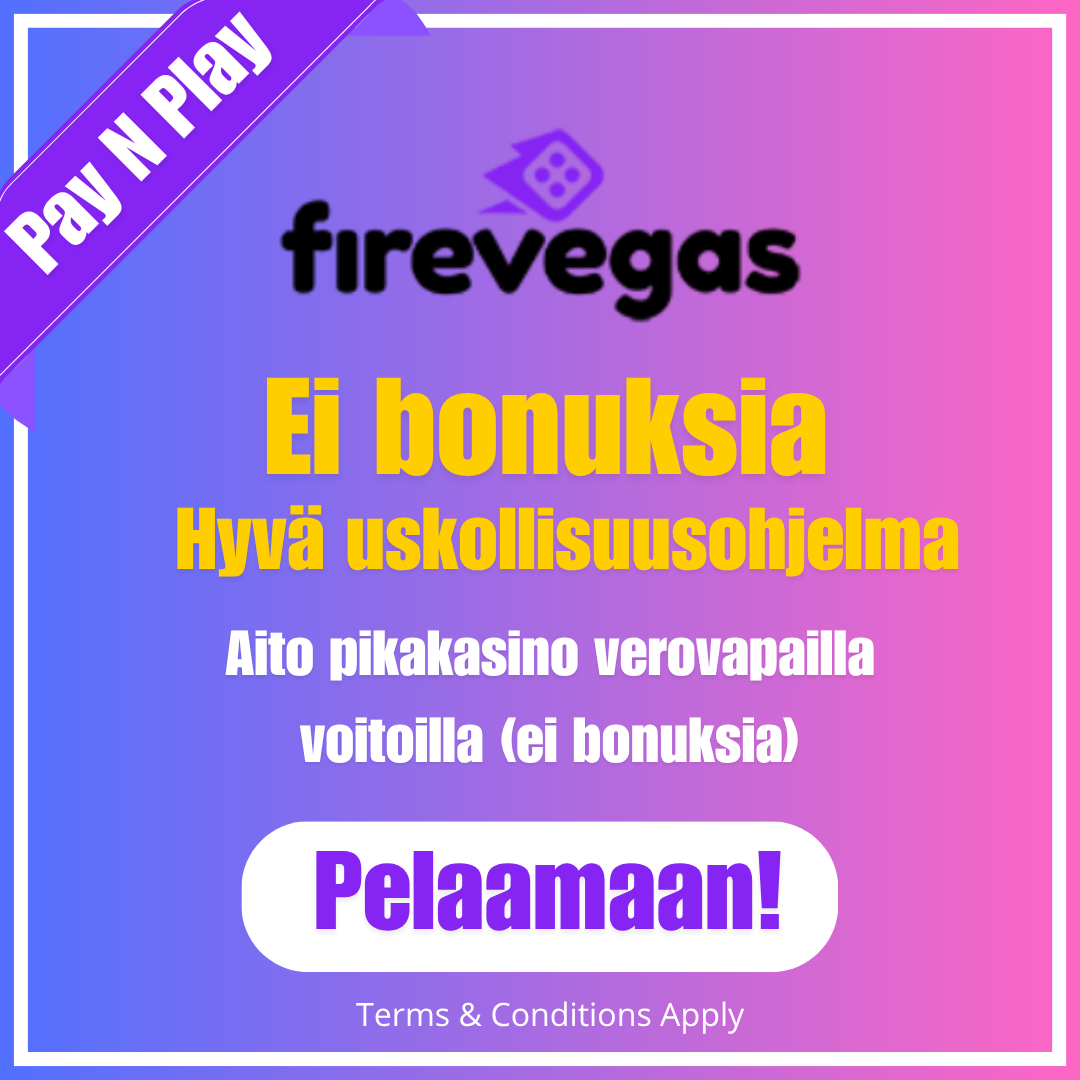Firevegas - paras nettikasino 2025